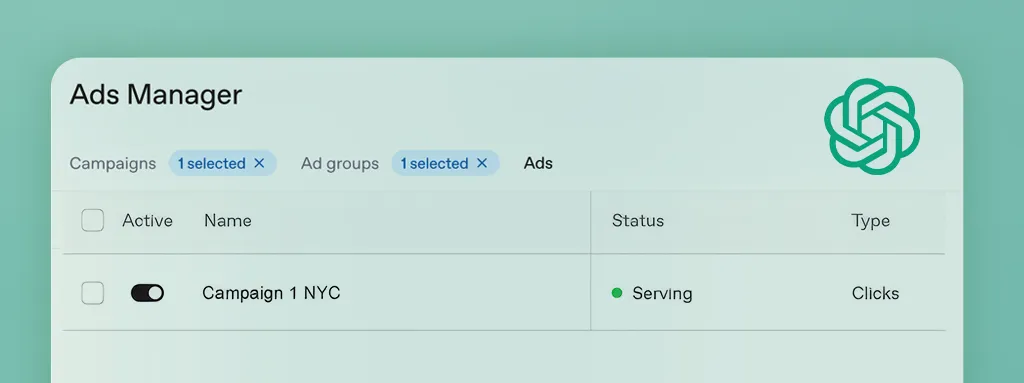 OpenAI Ads Manager